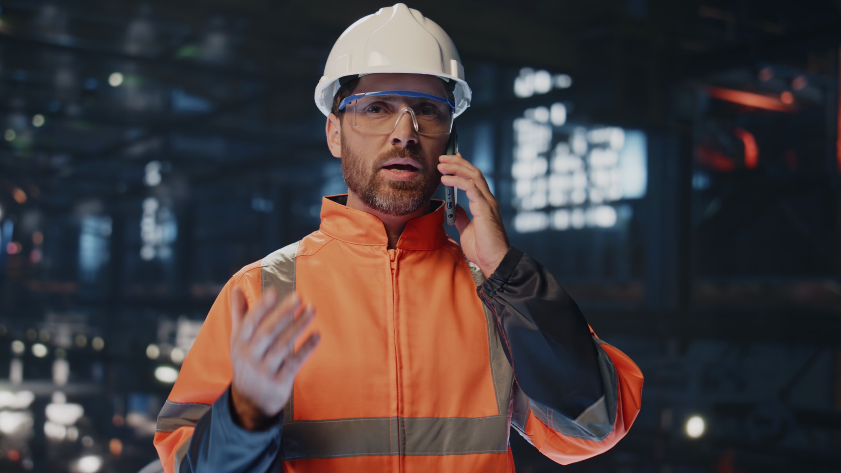 Klant aan de telefoon